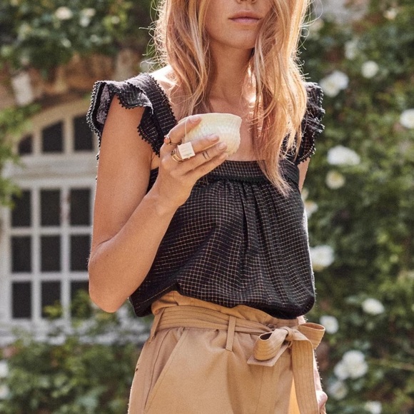 Sezane Tops - Sezane Cotton Blouse NWT